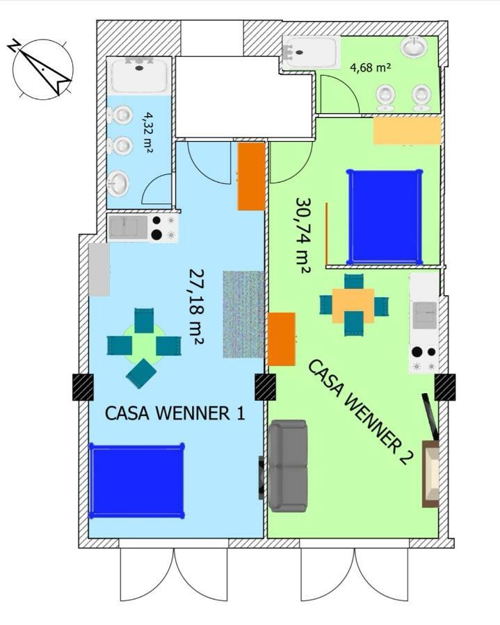 Apartmán Casa Wenner 2 Neapol Exteriér fotografie